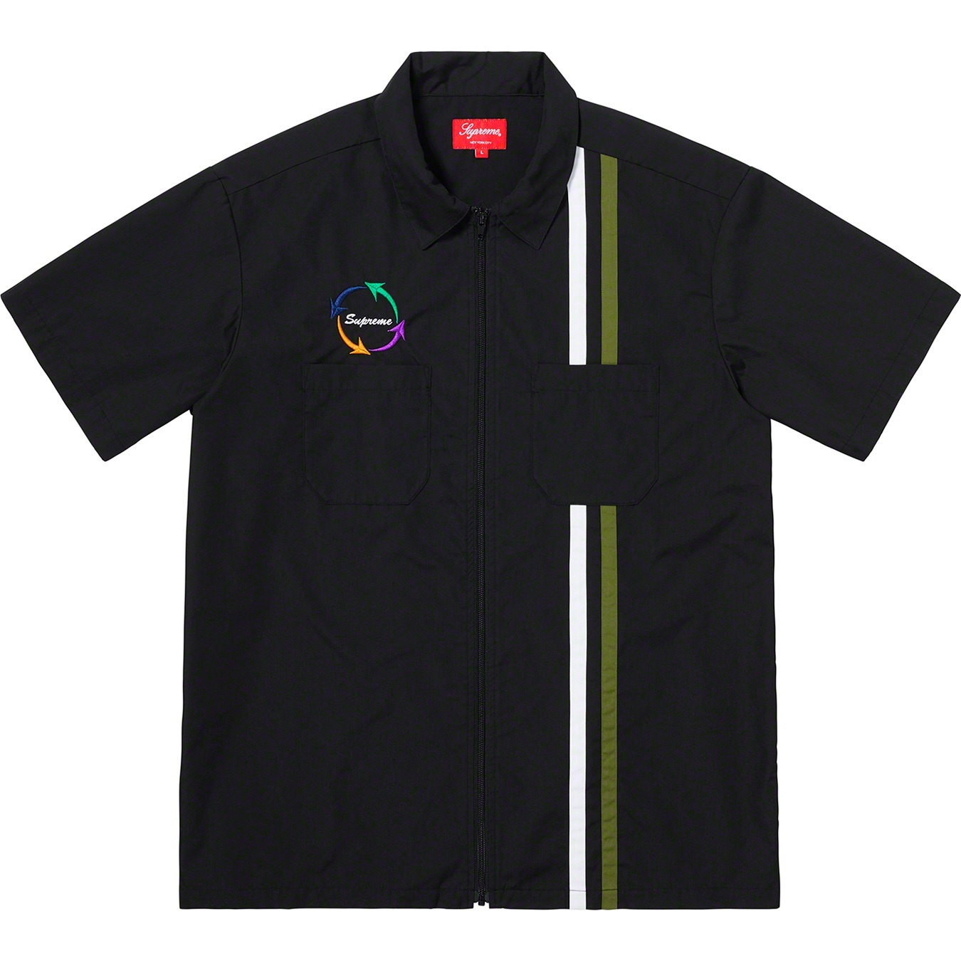 Zip Up S/S Work Shirt view 4